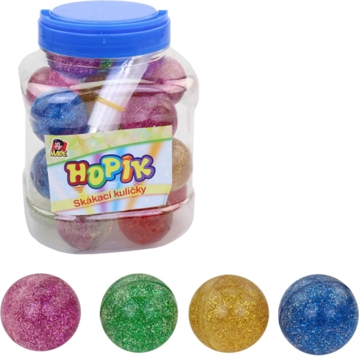 Csillogó pattogólabda 45 mm