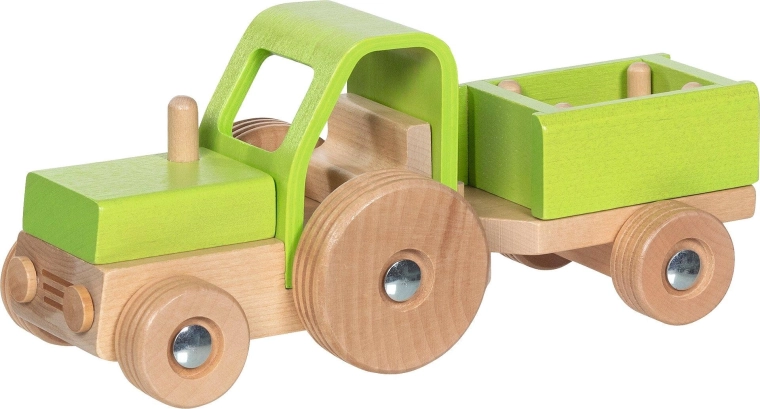 Goki fa traktor utánfutóval
