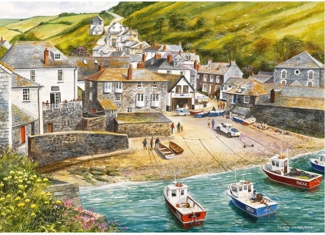 Gibsons puzzle Port Isaac kikötője, Cornwall – 500 darab