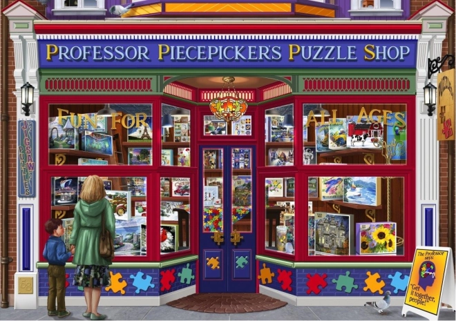 Bluebird Puzzle Professor Puzzle Shop 1500 darab