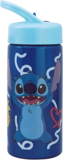Stor műanyag kulacs Stitch 410 ml - 1 db