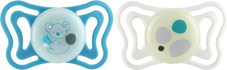 Chicco PhysioForma Light szilikon ortodontikus cumik, semleges, 16–36 hó, 2 db