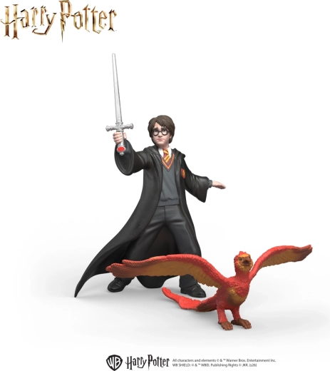 Harry Potter – Harry és Fawkes karddal