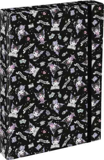 A4 Jumbo KUROMI Black Baagl füzetborító mappa