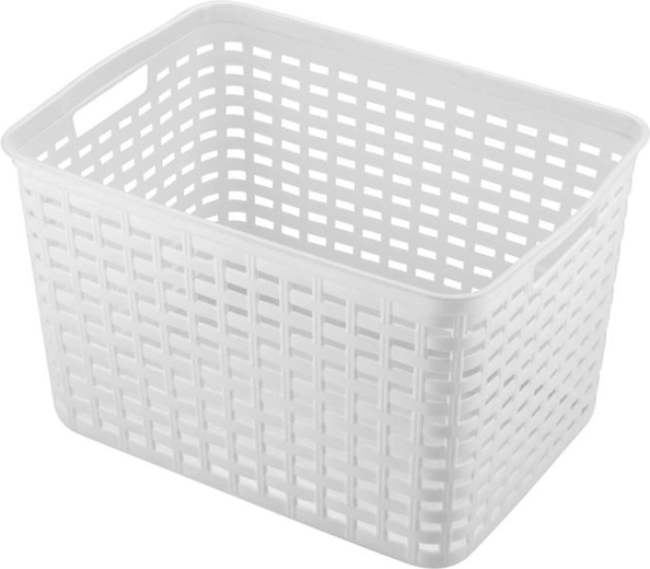 HEIDRUN műanyag tároló kosár 39 × 29 × 22 cm – színkeverék