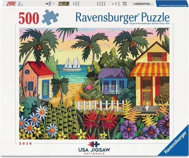 Ravensburger puzzle USA Jigsaw Nationals: trópusi hangulat 500 darabos