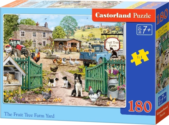 Castorland puzzle Farm gyümölcsössel, 180 darabos