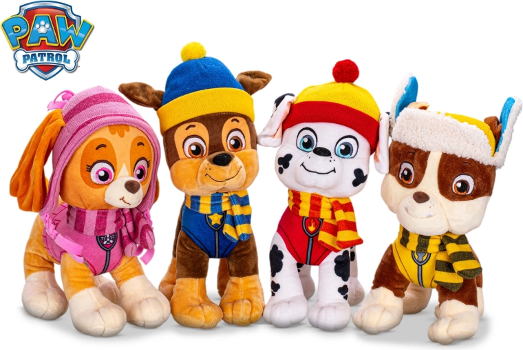 Paw Patrol plüssfigura téli kiadás 27 cm