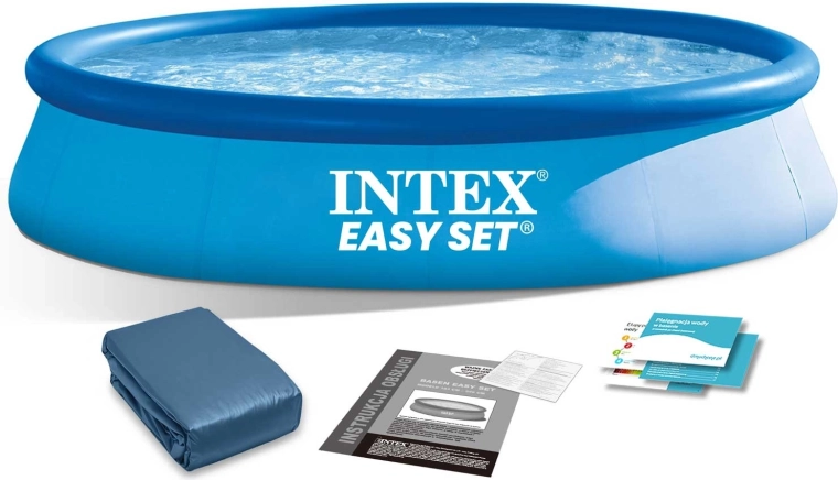 INTEX kerti, önhordó, felállítható medence 305 × 76 cm takaróponyvával