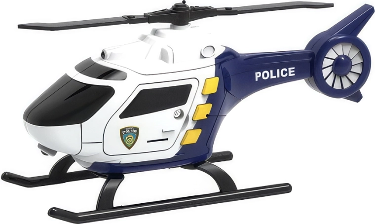 Rendőrségi helikopter fény- és hangeffektekkel 16,5 cm