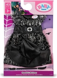 BABY born boszorkány jelmez 43 cm-es babához