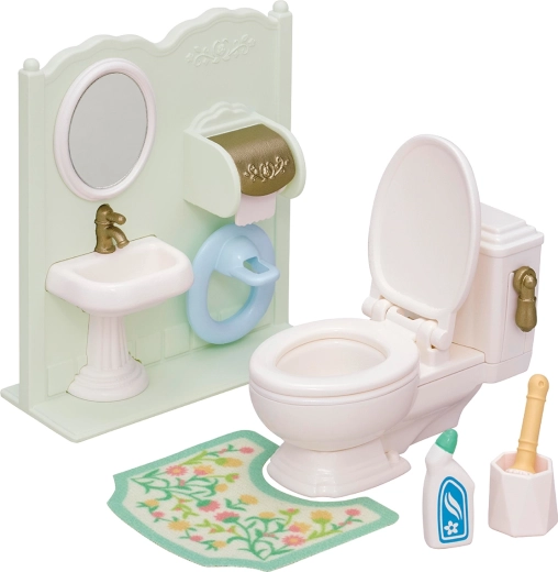 Sylvanian Families fürdőszobaszett WC-vel