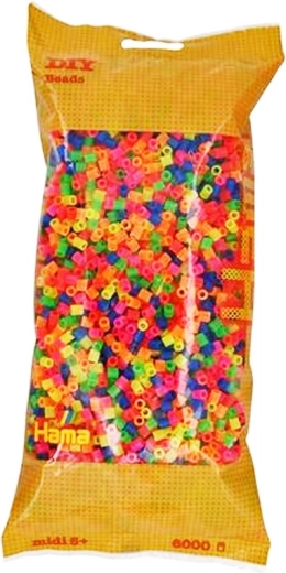 Neon vasalható gyöngyök 6000 db