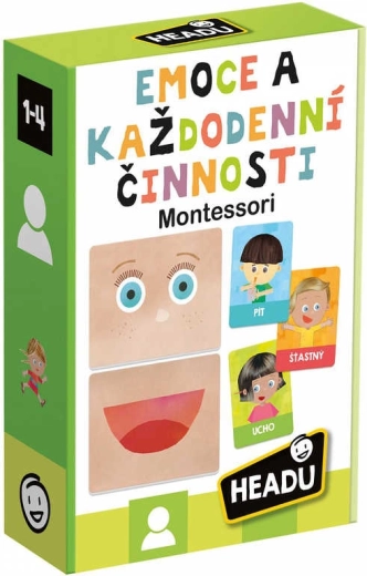 Headu Montessori érzelmi kifejezések és mindennapi tevékenységek – oktató játék