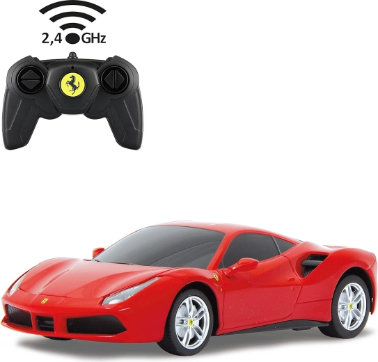 Jamara Ferrari 488 GTB RC autó 1:24 piros 2,4 GHz – 1 darab