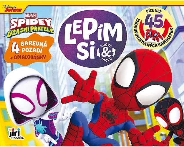 Ragasztgatok újra és újra Spidey – statikus matricák és színezők