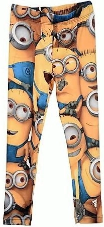 Sárga Minyonok leggings