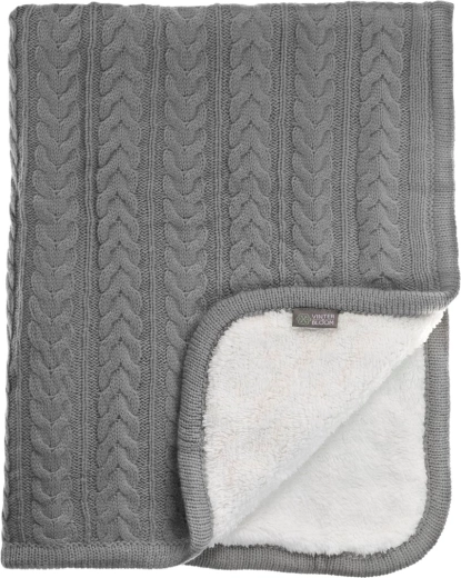 Vinter & Bloom Cuddly Dove Grey takaró