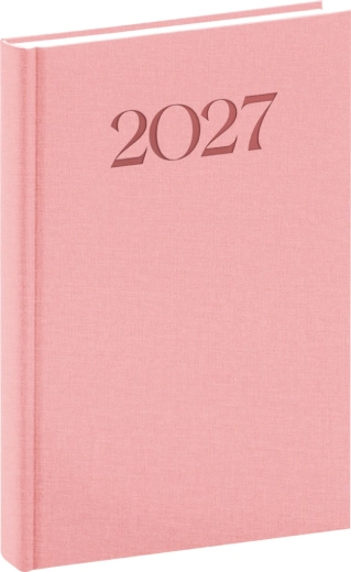 Notique Biella napi naptár 2027 rózsaszín 15 × 21 cm