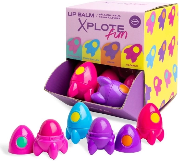 Rakéta alakú, ízesített ajakbalzsam 6 g - 1 db