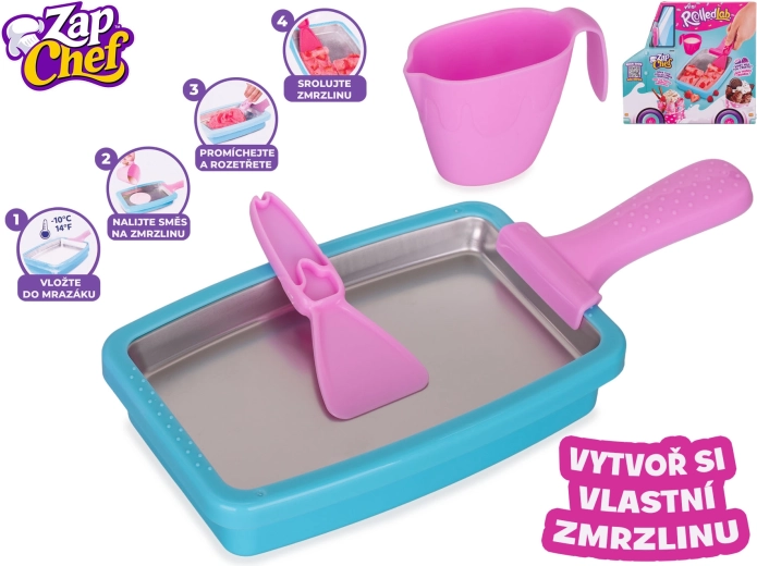 Zap Chef tartozékkészlet fagylalttekercsek készítéséhez