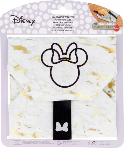 Stor újrahasználható uzsonnás csomagoló Minnie - 1 db