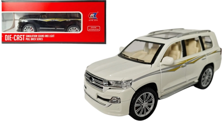 Fém Toyota modell 1:24 méretarányban fénnyel és hanggal