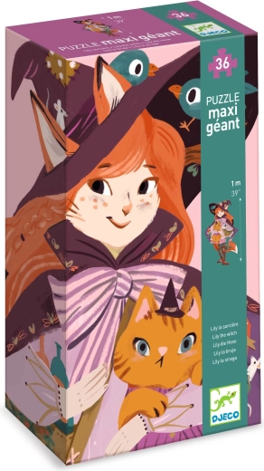 DJECO Óriás puzzle Lily, a boszorkány