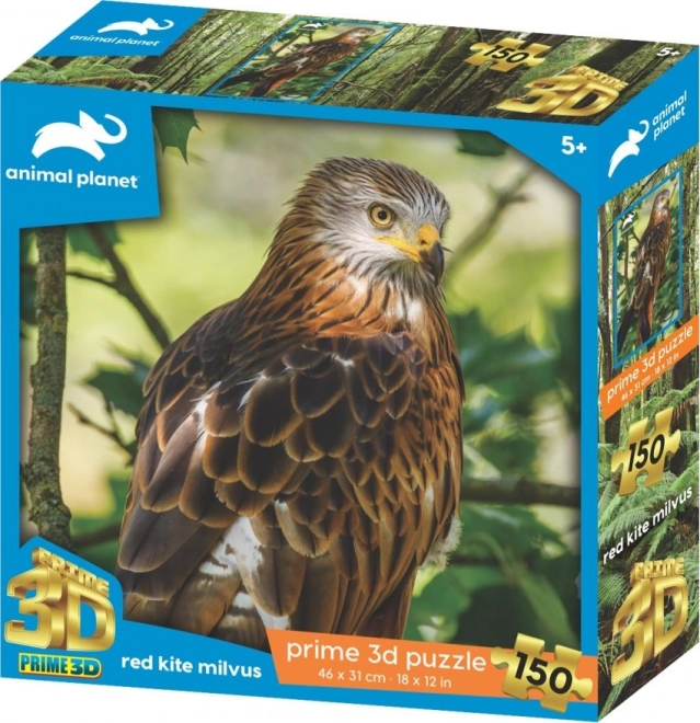 3D puzzle Vörös sárkány MILVUS 150 darab