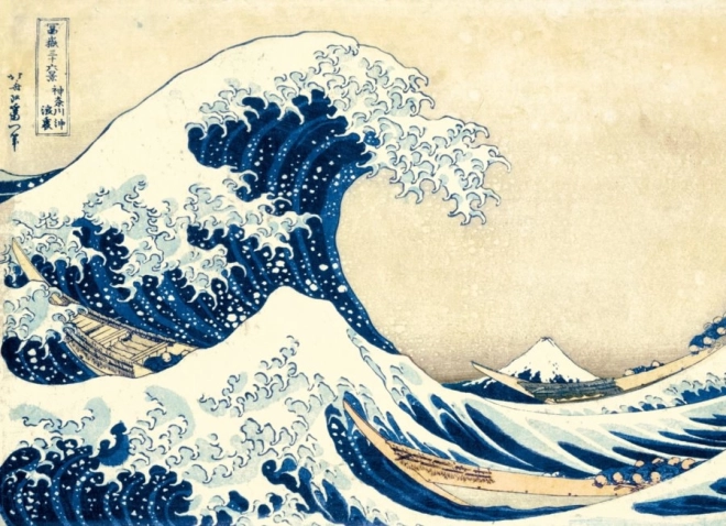 1000 darabos puzzle – Hokusai A nagy hullám Kanagavánál