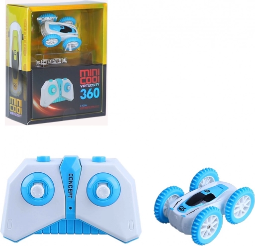 Kaskadőr távirányítós mini autó kék