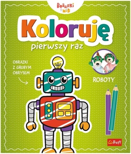 Színezek először: Robotok – gyerek színező