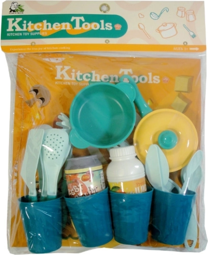 Gyermek konyhai készlet edényekkel és kiegészítőkkel