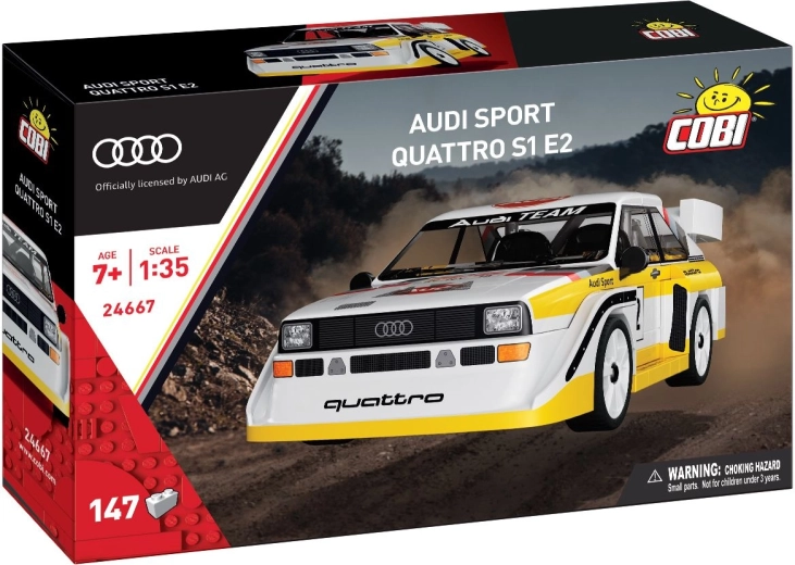 Cobi Audi Sport Quattro S1 E2 1:35 (147 elem) - 1 darab