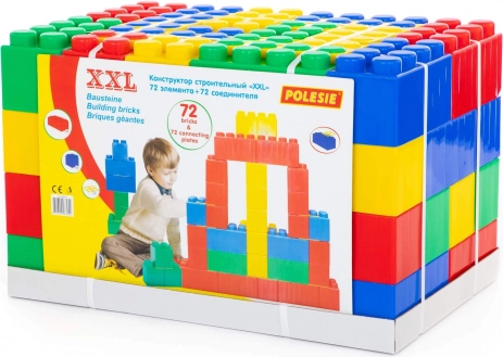 XXL építőkészlet - 72 darab
