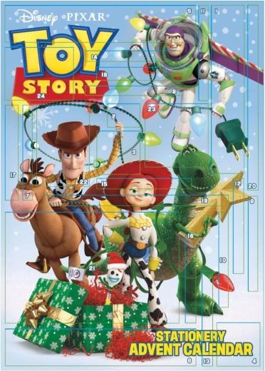 Toy Story papír írószer adventi naptár