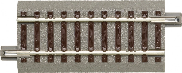 Roco geoLINE egyenes sín ágyazattal 76,5 mm