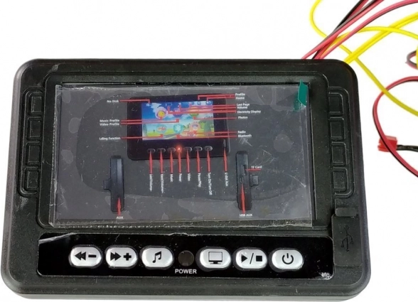 LCD MP4 zenei panel Range Roverhez