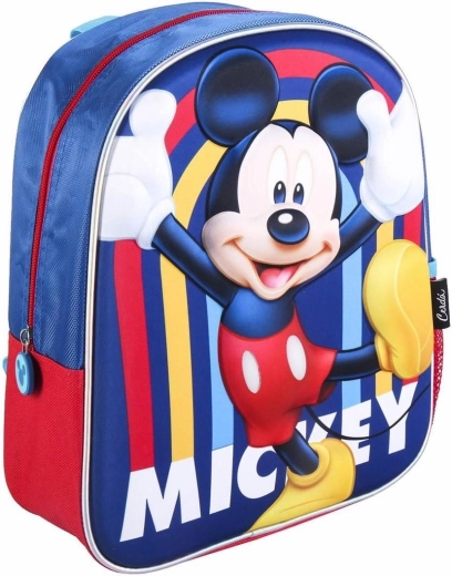Világító 3D Mickey hátizsák