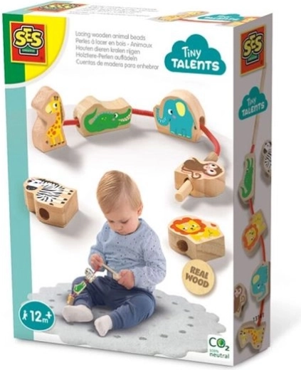 SES Creative Tiny Talents fa befűzős állatkák