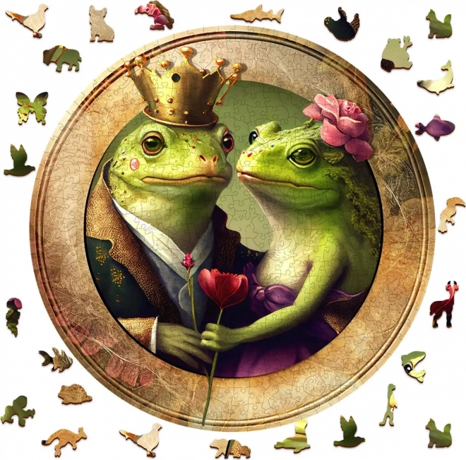 Fa puzzle Szerelem és békák 505 darab