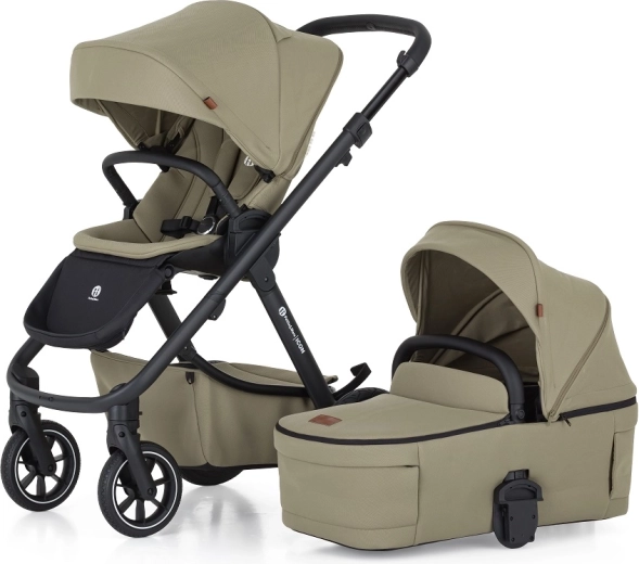 Petite&Mars Icon 2v1 kombinált babakocsi dove grey