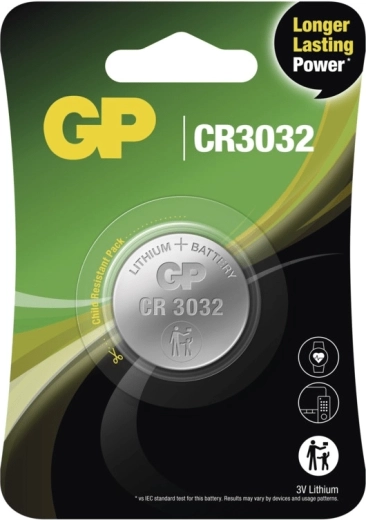 GP CR3032 3 V lítium gombelem