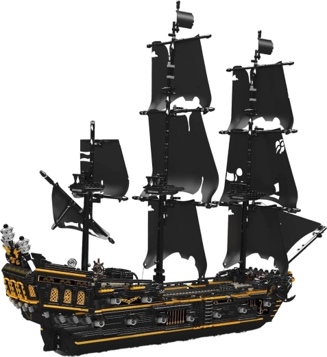 Mould King Építőkészlet kalózhajó Fekete Gyöngy 3180 darab