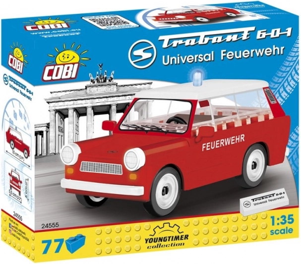 COBI Trabant 601 Universal tűzoltók 1:35 (77 kocka)