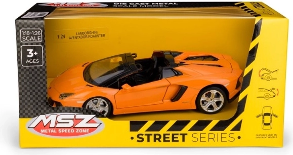 Lamborghini Aventador Roadster modell 1:24 méretarányban