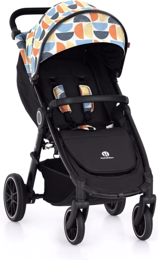 Petite&Mars Street+ RWS black limited retro sport babakocsi