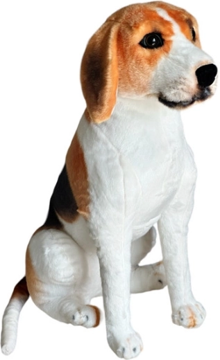 Plüss Beagle kutya ülő 65 cm DUBI