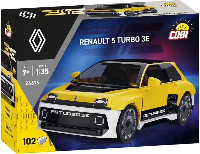 COBI Renault 5 Turbo 3E építőkészlet 1:35 (102 elem)