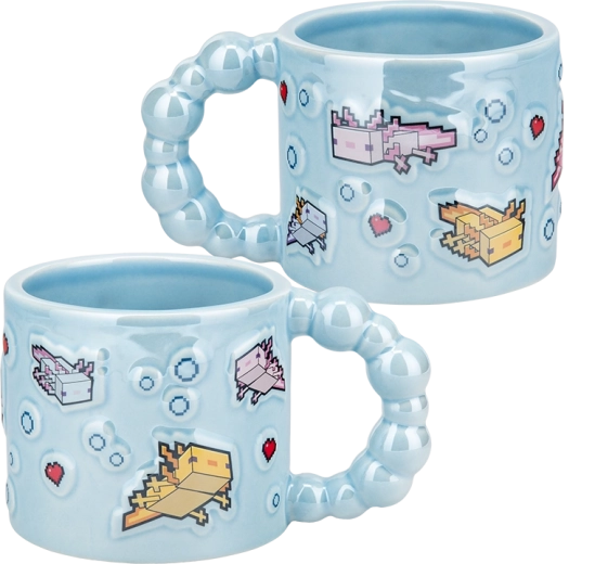 Minecraft bögre axolotl